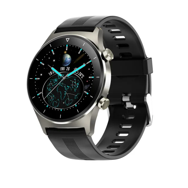 

2021 Smart Watch Men IP68 Waterproof Full Touch Round Screen Multiple Sports Mode Heart Rate Weather Smartwatch for Male