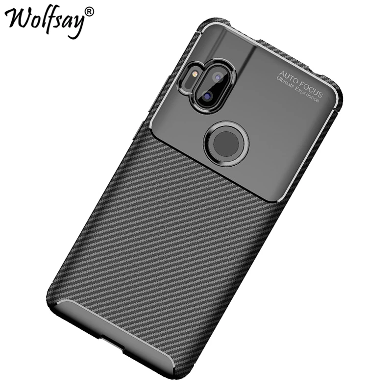 Для Moto One Hyper чехол бампер Силиконовый противоударный из углеродного волокна для