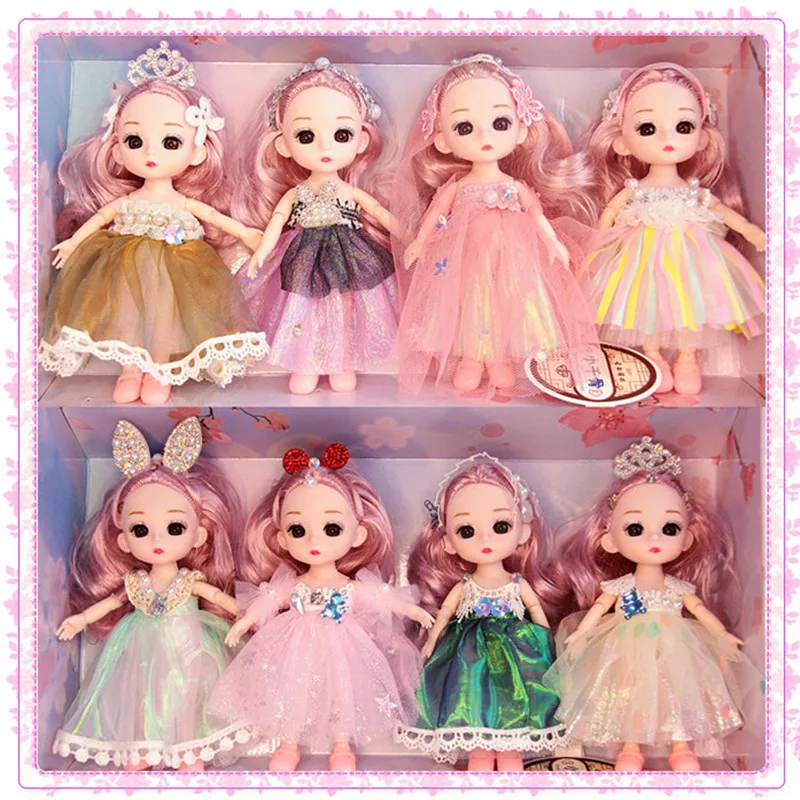 Новинка BJD 16 см кукла 13 суставов подвижная Сделай Сам Мода 1/6 платье принцессы