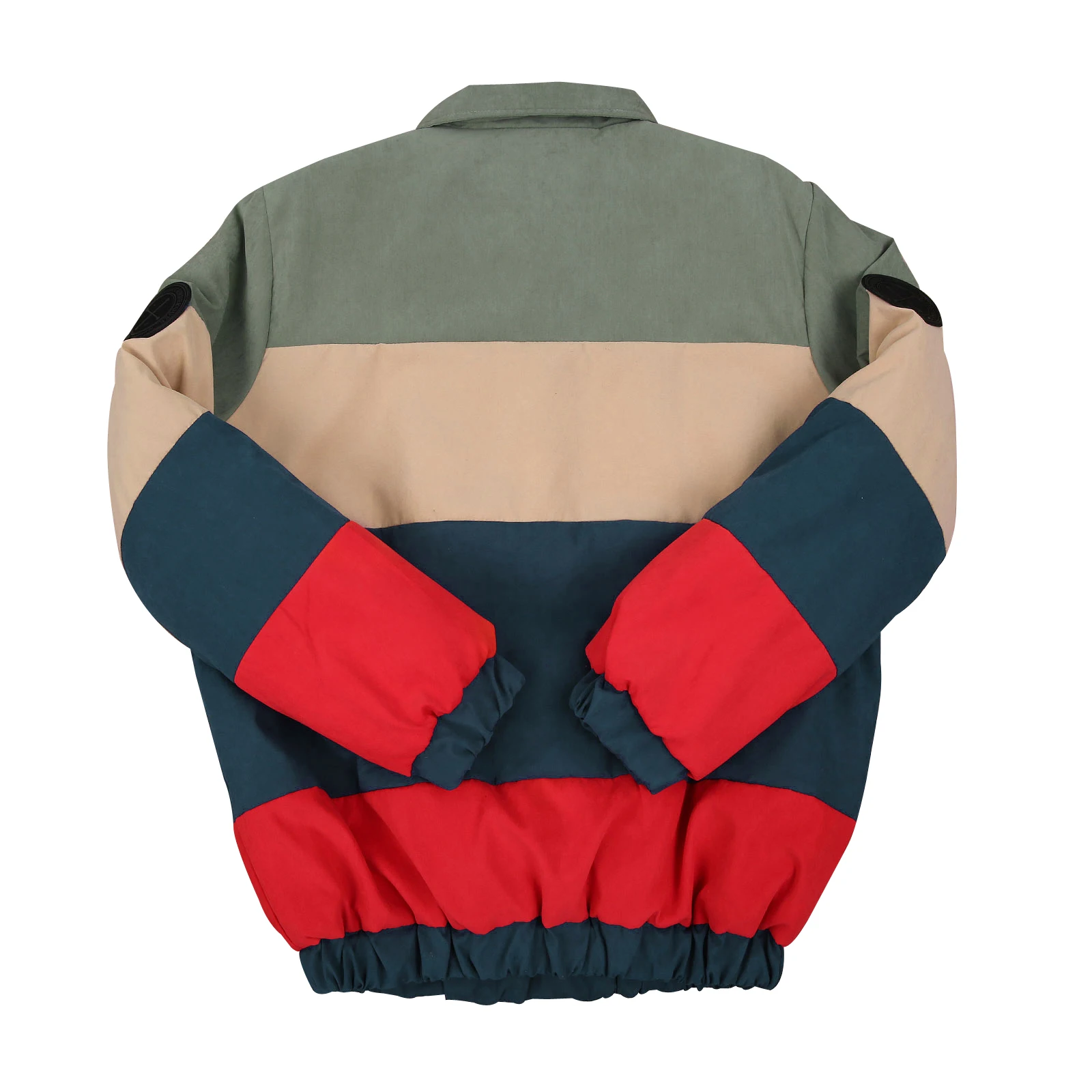 

Men Sweatshirts Autumn Winter Warm Pullovers Plush Long Sleeve Patchwork Zipper Top Hooded Jumper Harajuku Hip-pop Tops Moletom