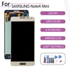 Оригинальный сенсорный ЖК-экран для SAMSUNG Galaxy Alpha G850, дигитайзер в сборе для Samsung Note 4 Mini LCD G850F G850T G850M G850FQ