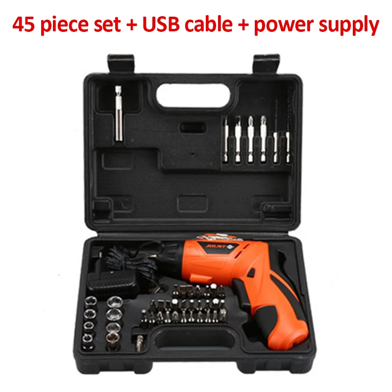 

4,2 в отвертка электродрели литий Батарея USB Перезаряжаемые электрическая Ударная дрель электрическая отвертка аккумуляторная дрель