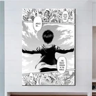 Постер Эрена йера на стену, художественный постер на холсте с изображением манги, аниме атака на Титанов, галерея, Декор для дома, подарок для мальчиков и девочек