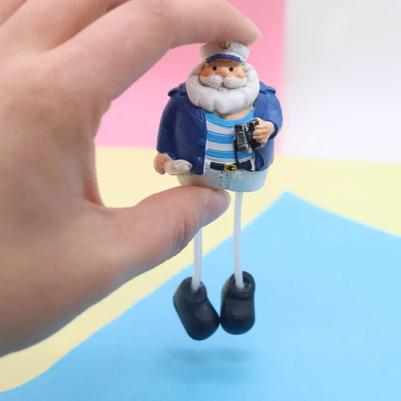 Магнит на холодильник морячок сувенир морская тема синее кухонное украшение