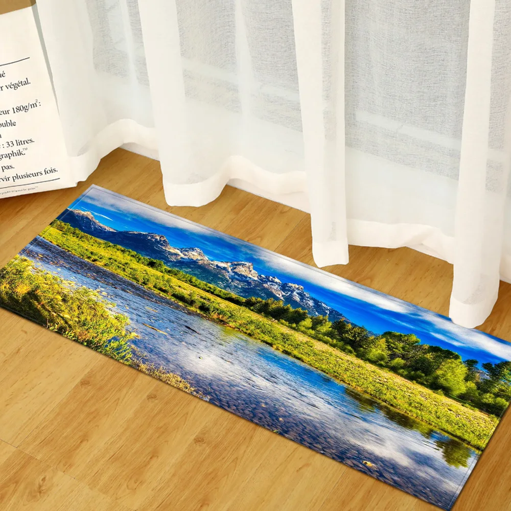 Коврик для кухни дома спальни входной двери прихожей балкона напольный коврик с