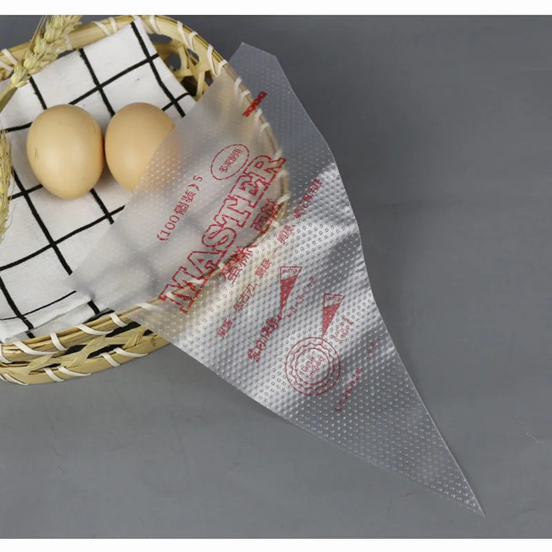 

100pcs/pack Disposable Piping Bag Icing S/M/L Size Pastry Bag Icing Food Preparation Bags Fondant Cake Decorating Tools