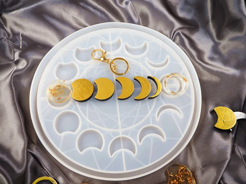 Форма для украшения лунного затмения звезды фазы Луны диск циферблат часов