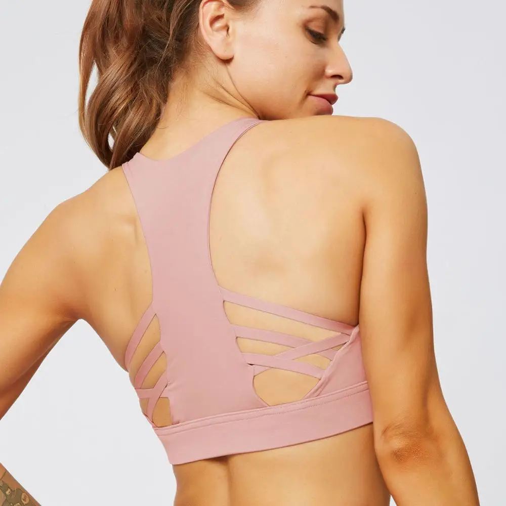 Женская одежда для активного отдыха спортивный бюстгальтер с перекрестными
