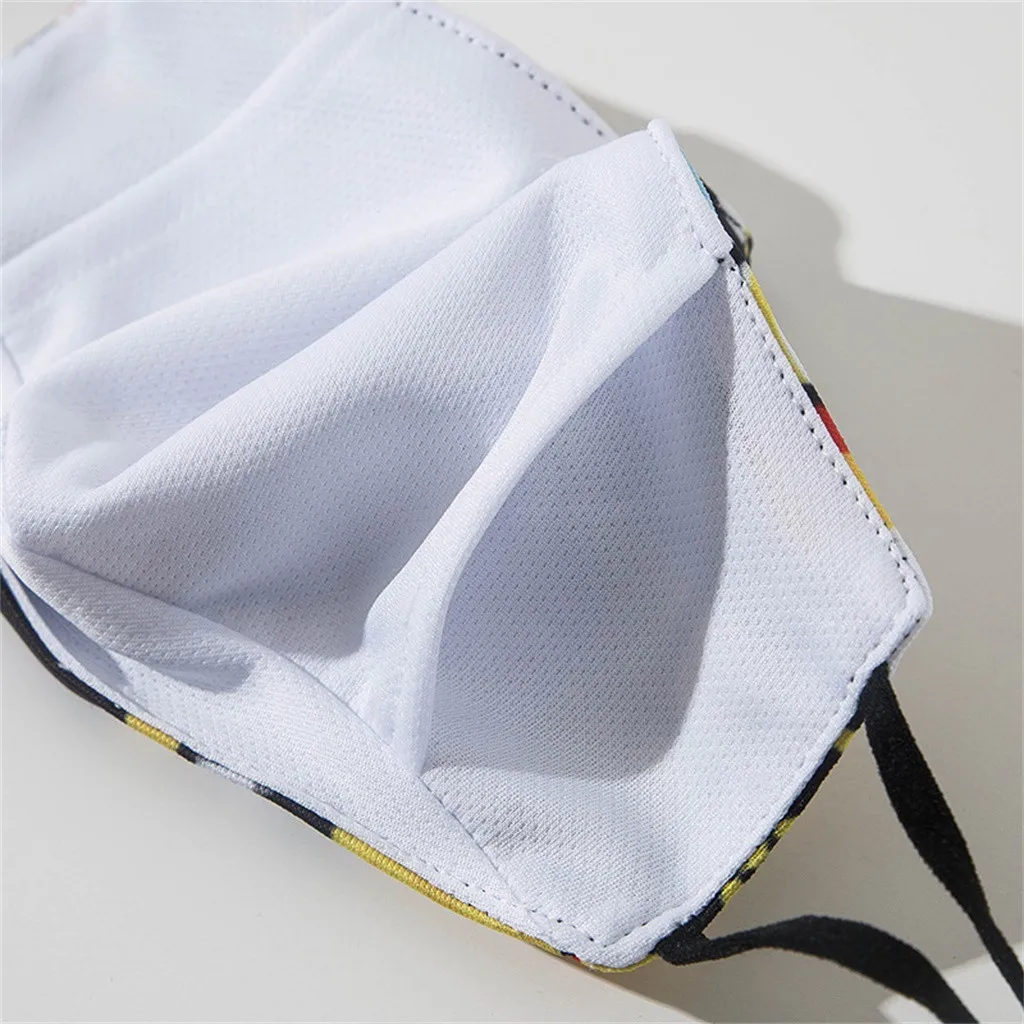 Маска с мультяшным рисунком забавная противозагрязняющая маска PM2.5 пылезащитный