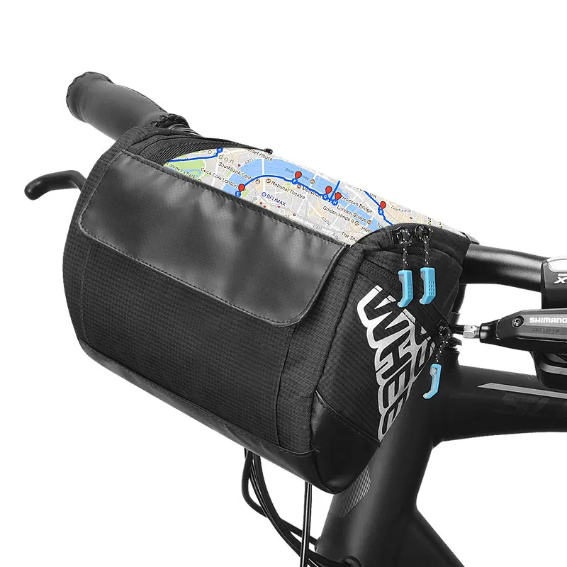 ROSWHEEL 111271 велосипедная головка Pannier сумка на руль велосипеда корзина раму спереди