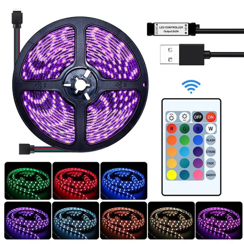 Светодиодные ленты WIFI Iuces LED RGB 5050 SMD 2835 водонепроницаемая гибкая лента для ламп