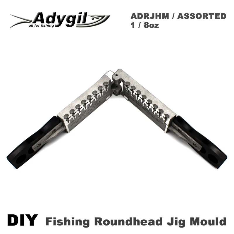 Форма для рыболовных колец adyil DIY ADRJHM/Ассорти комбинированная 1/8 унций (3 5 г) 8