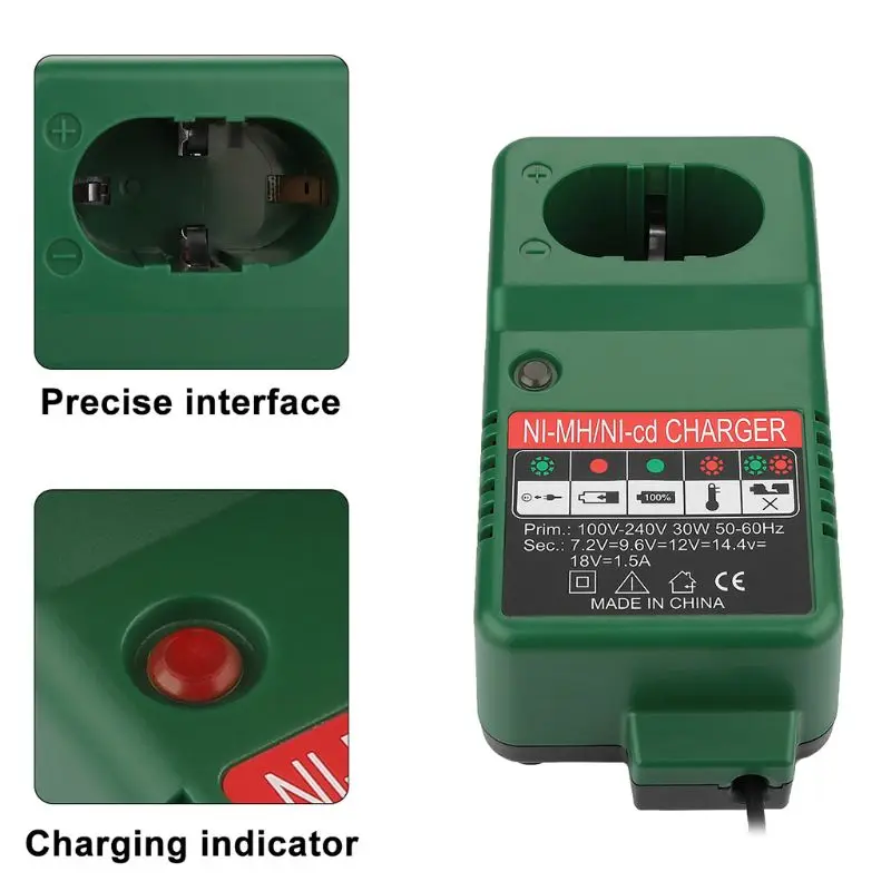 7.2V-18V Battery Charger Adapter for Makita 7.2V 9.6V 12V 14.4V 18V NI-MH NI-CD | Электроника