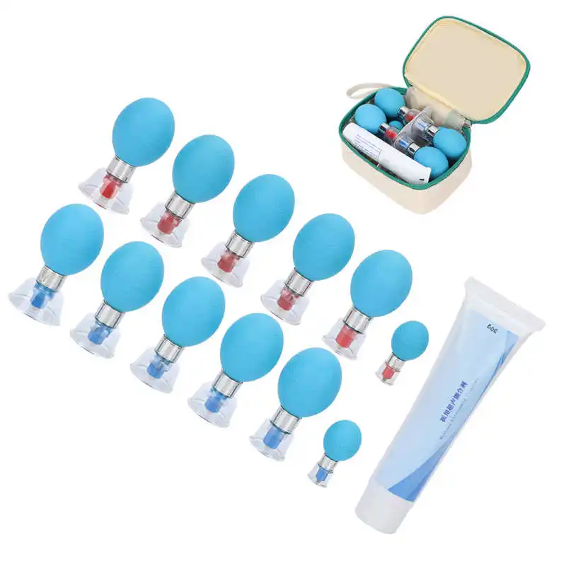 

Cupping Therapy Set Vacuum Cupping Professional Cupping Set Body Therapy Vacuum Suction Cupping Cup with Magnetic Needle