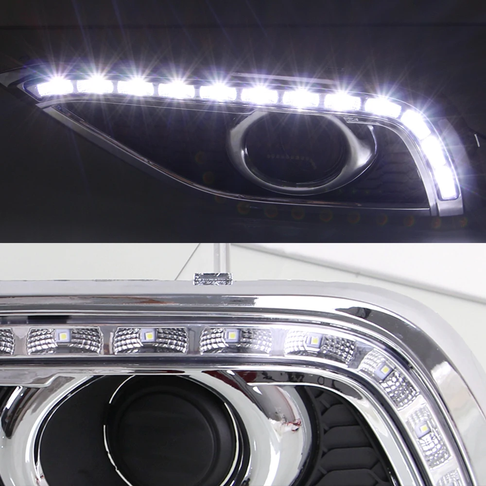CSCSNL 1 пара DRL Вождения освещают светильник LED DRL с поворотник для Хонда сrv CR-V 2012 2013 противотуманная фара реле Дневной светильник