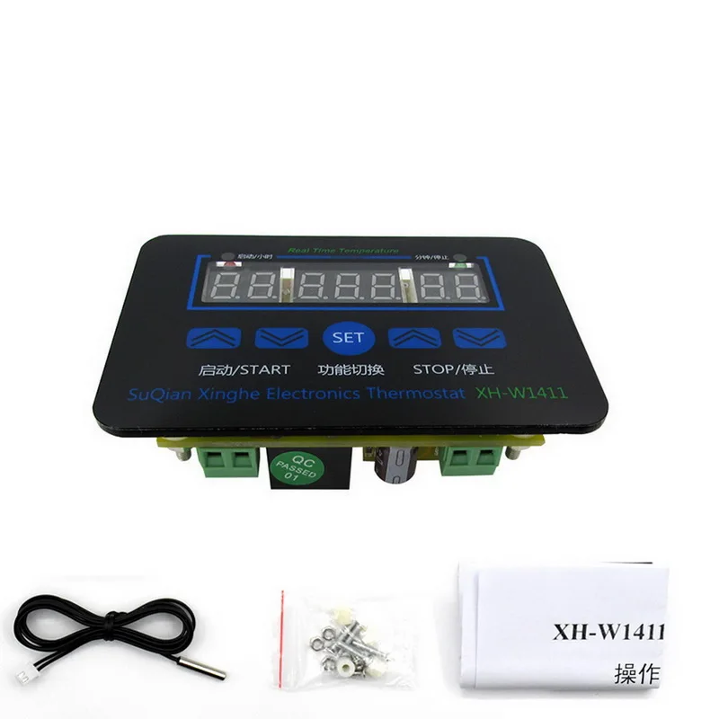 Светодиодный термостат с датчиком температуры 110 В 220 10 А|Приборы для измерения