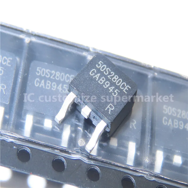 

10PCS/LOT NWE 50S280CE IPD50S280CE TO-252 500V 18.1A SMD Transistor