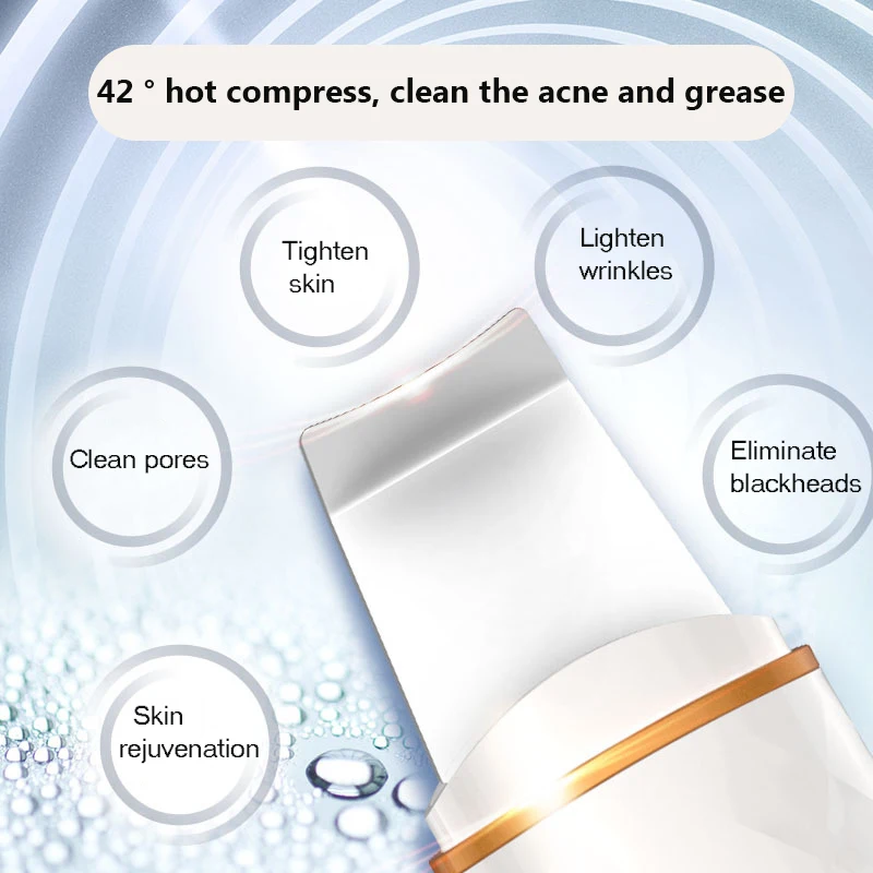 Ультразвуковой аппарат для удаления угрей лица CF044 ионная вибрация горячий