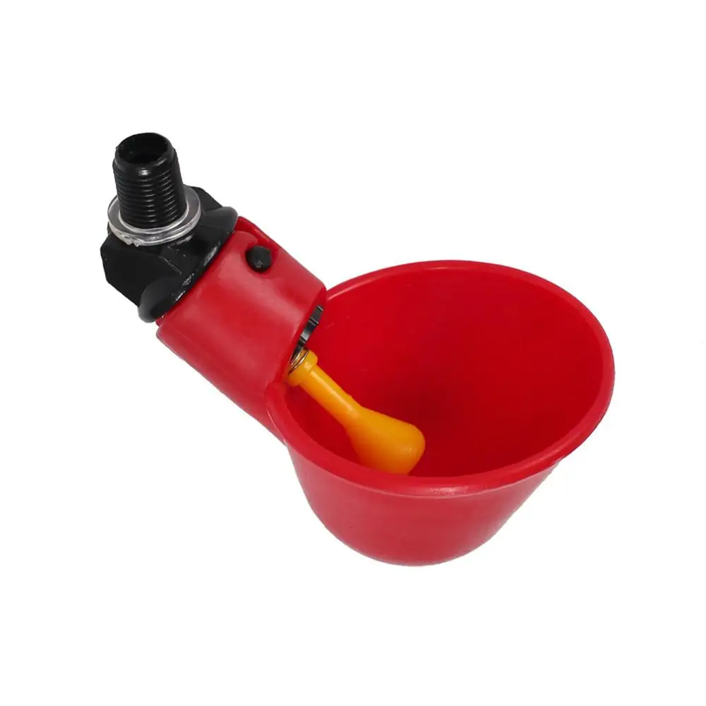 Автоматическая поилка для куриц и перепелок чаша курицы с желтым соском система