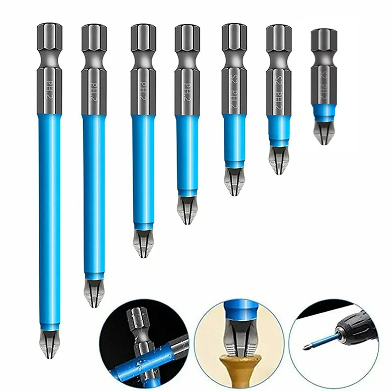 7 шт. магнитные отвертки сверла Нескользящие партийная головка сплав коррозия