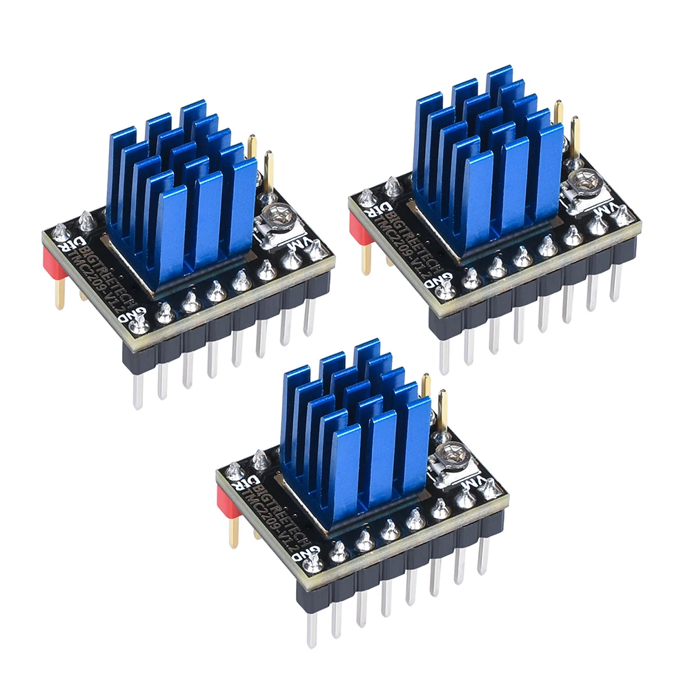 BIGTREETECH TMC2209 V1.2 бесшумный StepStick шаговый двигатель драйвер контроллер обновление