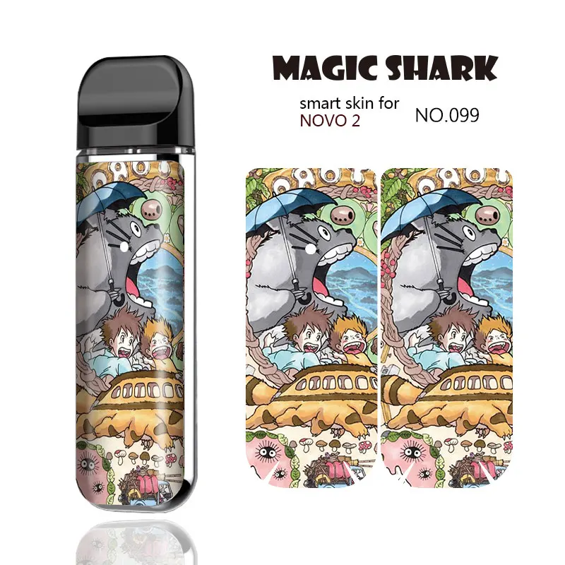 Магическая Акула торото ягода Череп опасность GTA5 ПВХ наклейка для вейпа чехол