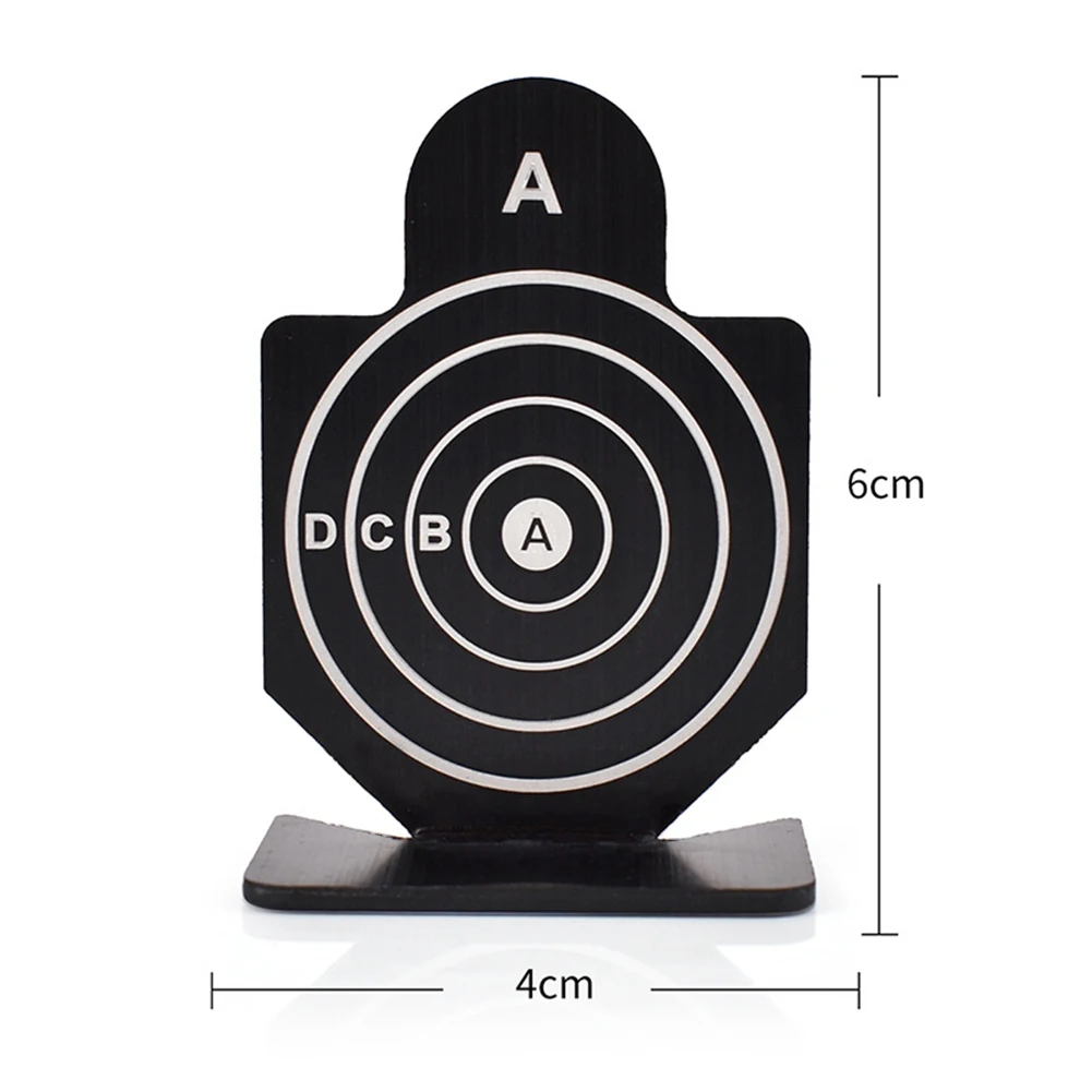 

4pcs Mini Shooting Target Outdoor Training Supplies Aluminum Competitive Sports for Indoor Shooting Sport Decoration
