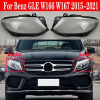 auto light caps for mercedes benz gle w166 w167 2015 2021 car headlight cover transparent lampshade lamp case glass lens shell