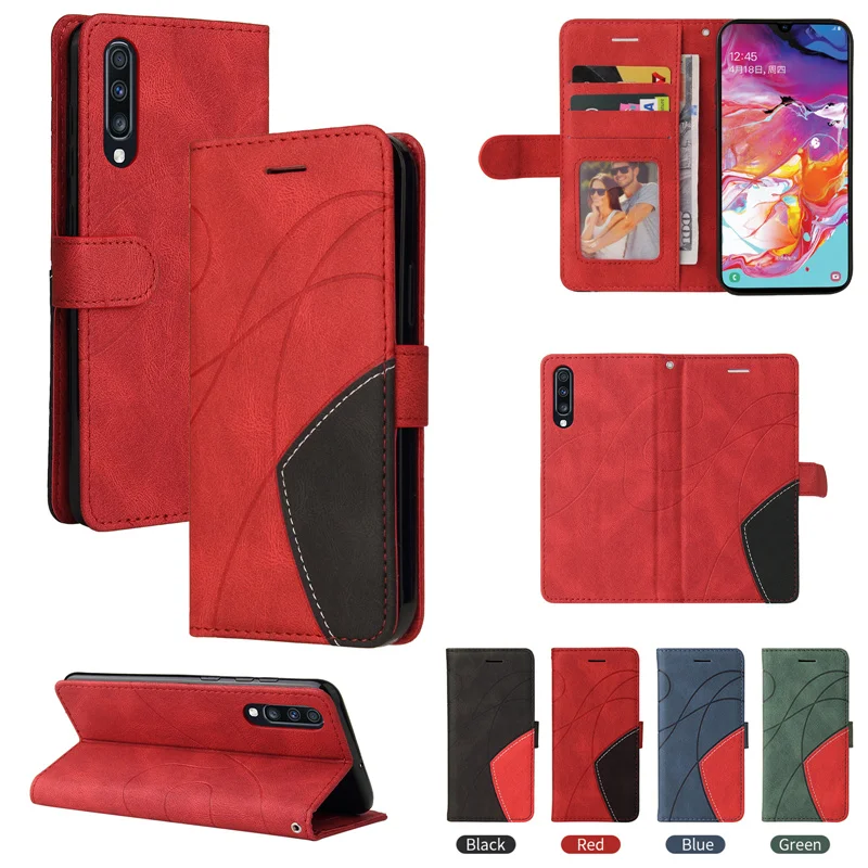 

PU Leather Flip Case For Samsung Galaxy J4 J6 Cover Holder Wallet Stand Full Bag Samsung A70 A50 A40 A30 A20 A10 A9 Phone Coque