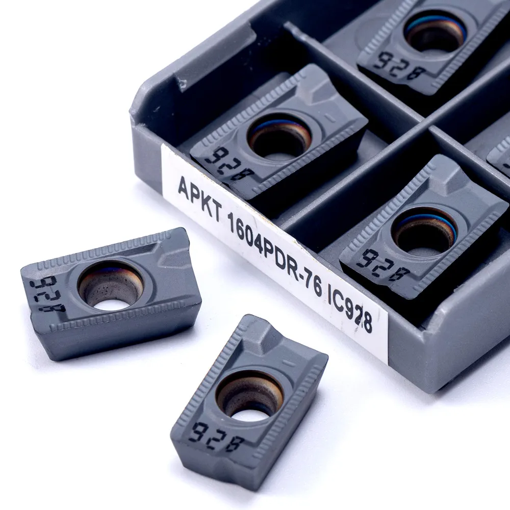 

APKT1604 PDER 76 IC928 Высококачественный новый инструмент для наружной обточки APKT 1604 токарный Карбид вставка Твердый сплав инструмент 10 шт.