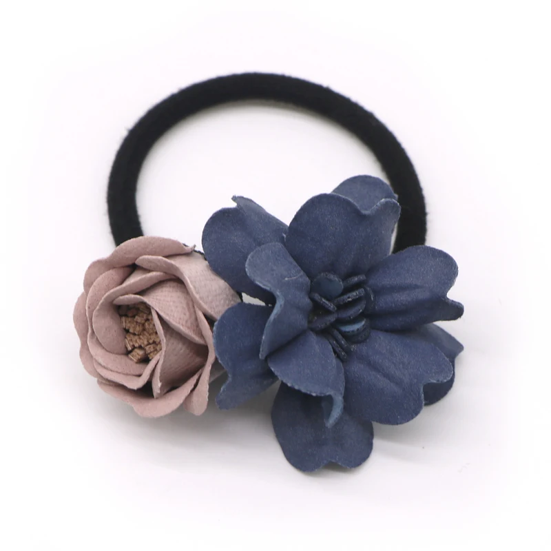 Милые детские заколки для волос девочек 2 шт. аксессуары красочные эластичные