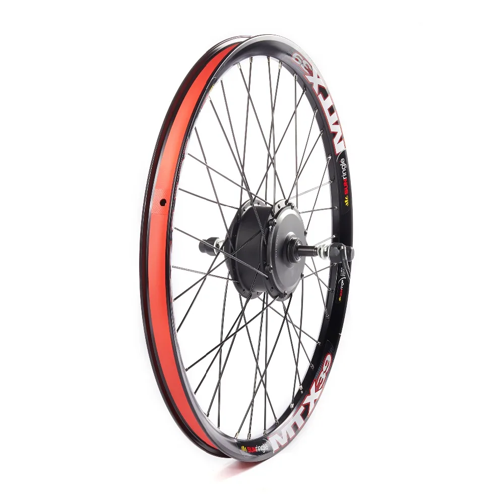 MTB E-bike комплект для преобразования задних колес с MTX39 толстым сварочным ободом KT-LCD8 цветным дисплеем контроллер PAS тормозной рычаг 24-29 дюймов 700C