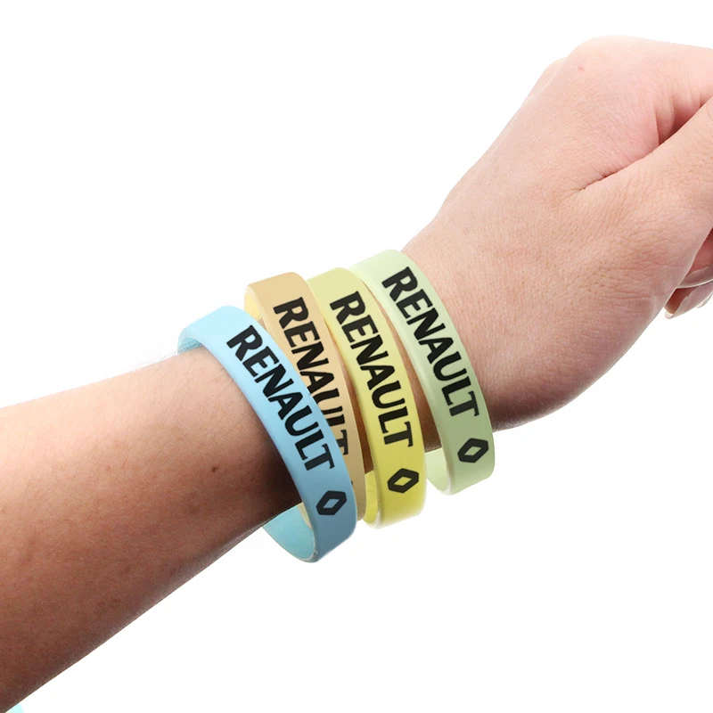 1 шт. светящийся автомобильный значок силиконовый голографический браслет