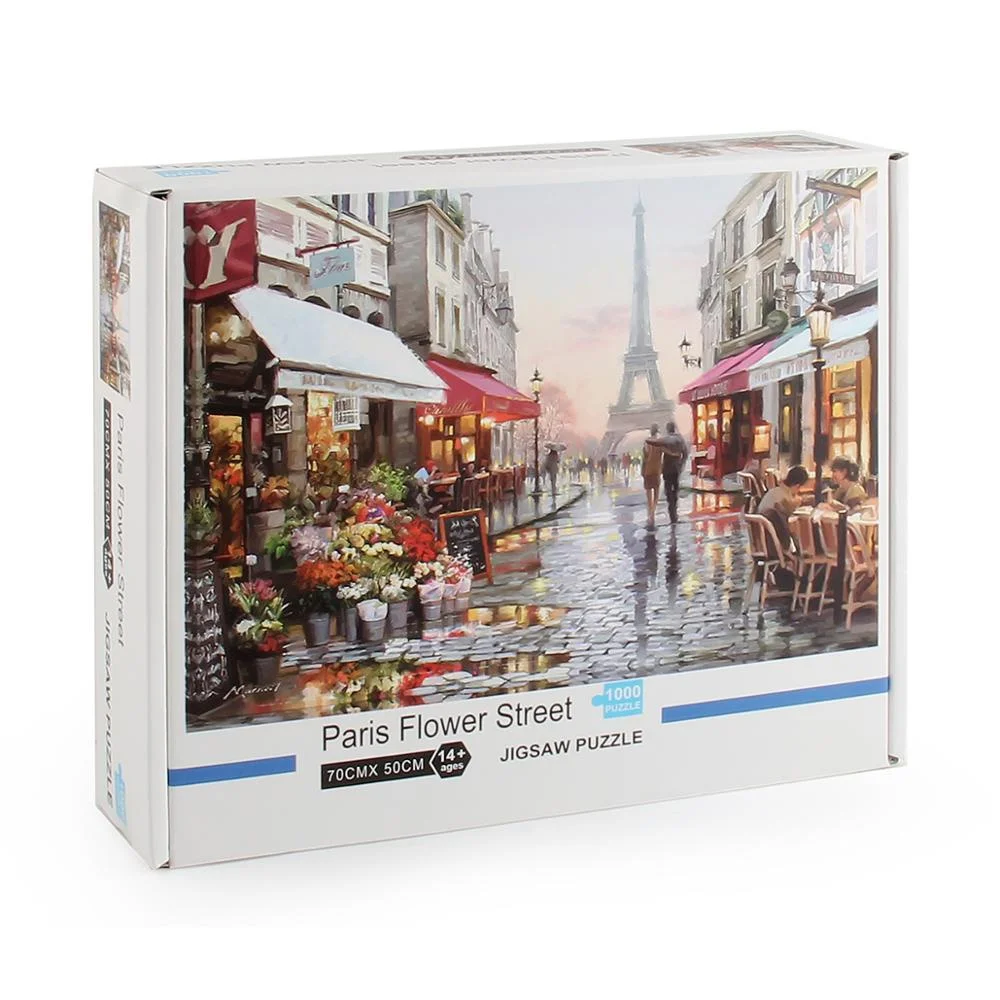 

Paris Flower Street Puzzle 1000 Pieces Jigsaw Puzzle for Adults Kids