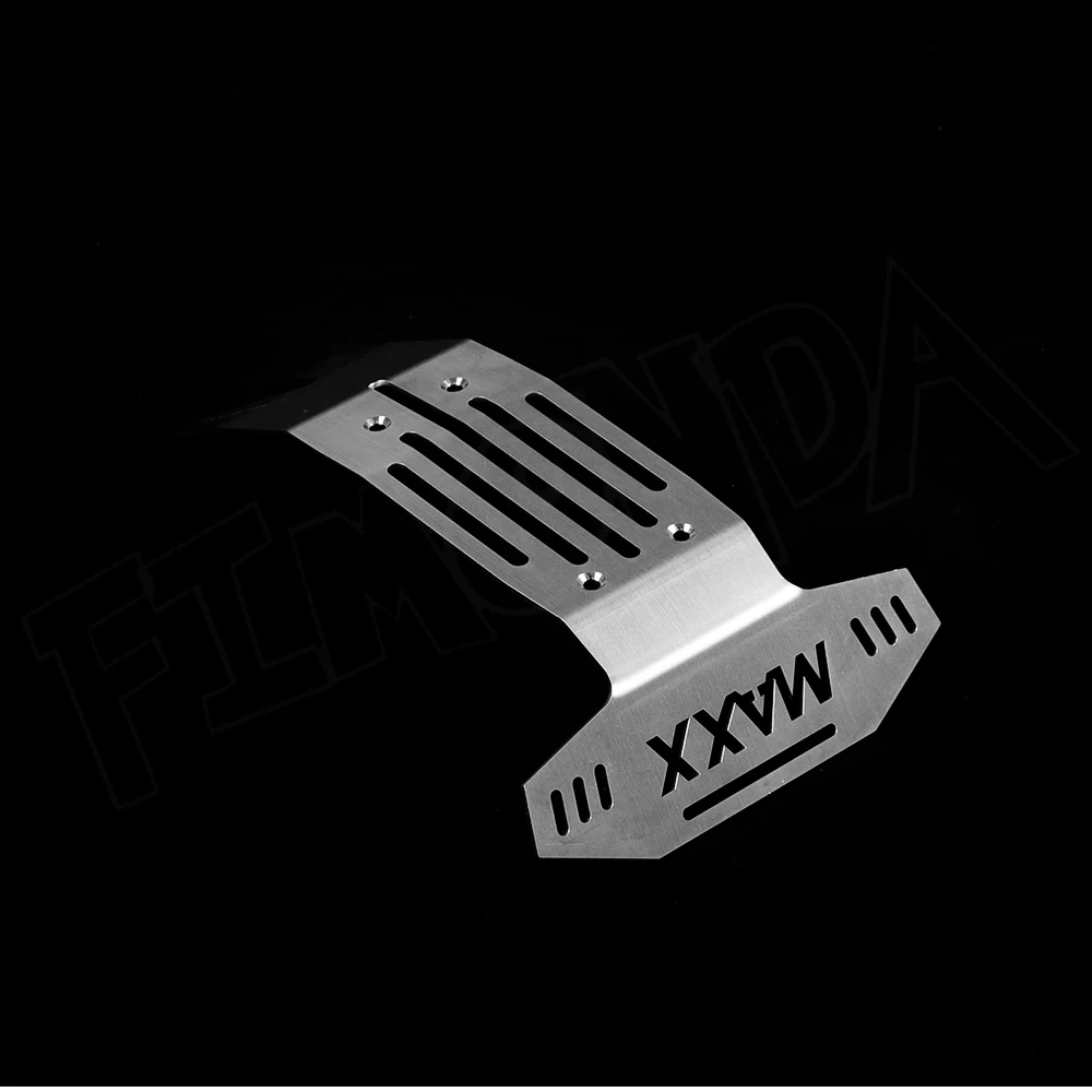 X-MAXX защита шасси из нержавеющей стали Передняя и задняя ось защитная пластина для 1/5 RC Monster Truck Traxxas X-MAXX обновления частей