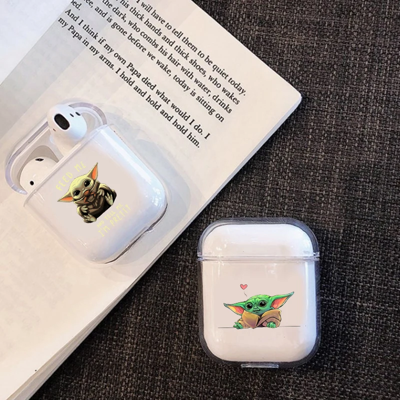 Защитный чехол для Airpods1 2 Чехол Apple air pods беспроводной bluetooth наушников Master Baby Yoda