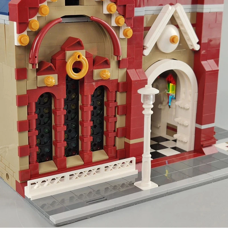 

2346Pcs Building Block Brick Toys The Union Church China Creator Series With Light Features Highly Authentic Detailing Moc Toy
