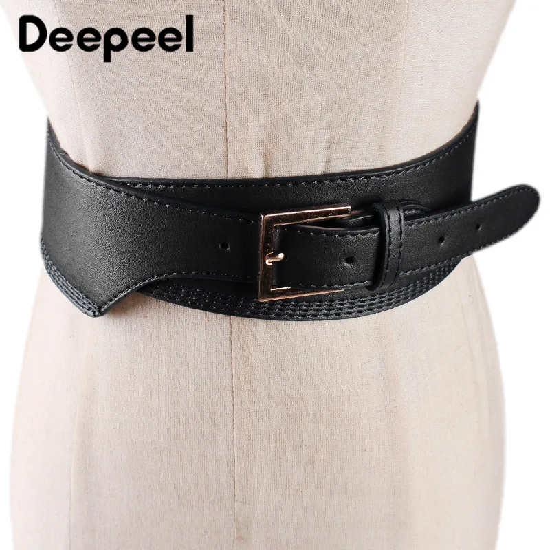Deepeel 1 шт. 6 см * 104 женский пояс из искусственной кожи с широкой талией