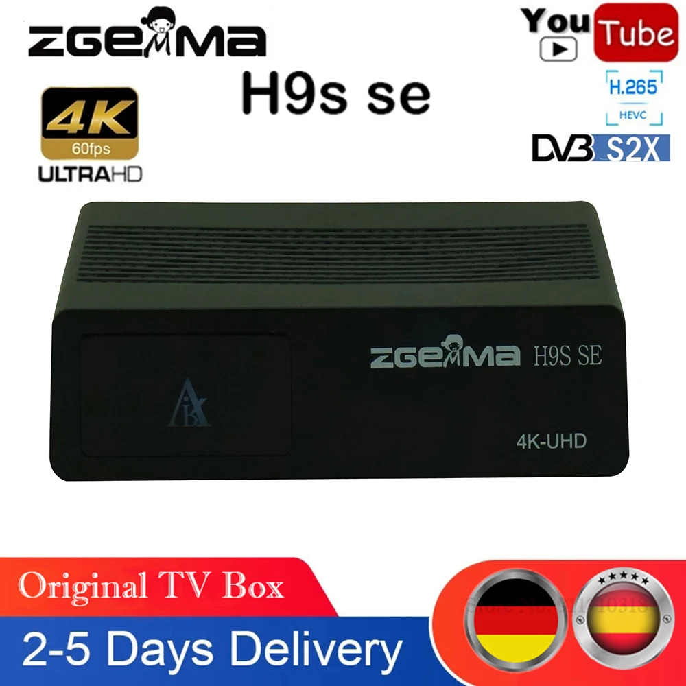 Новинка спутниковый ресивер ZGEMMA H9S SE 4K UHD 2016P 300 м Wi-Fi встроенный linux и android