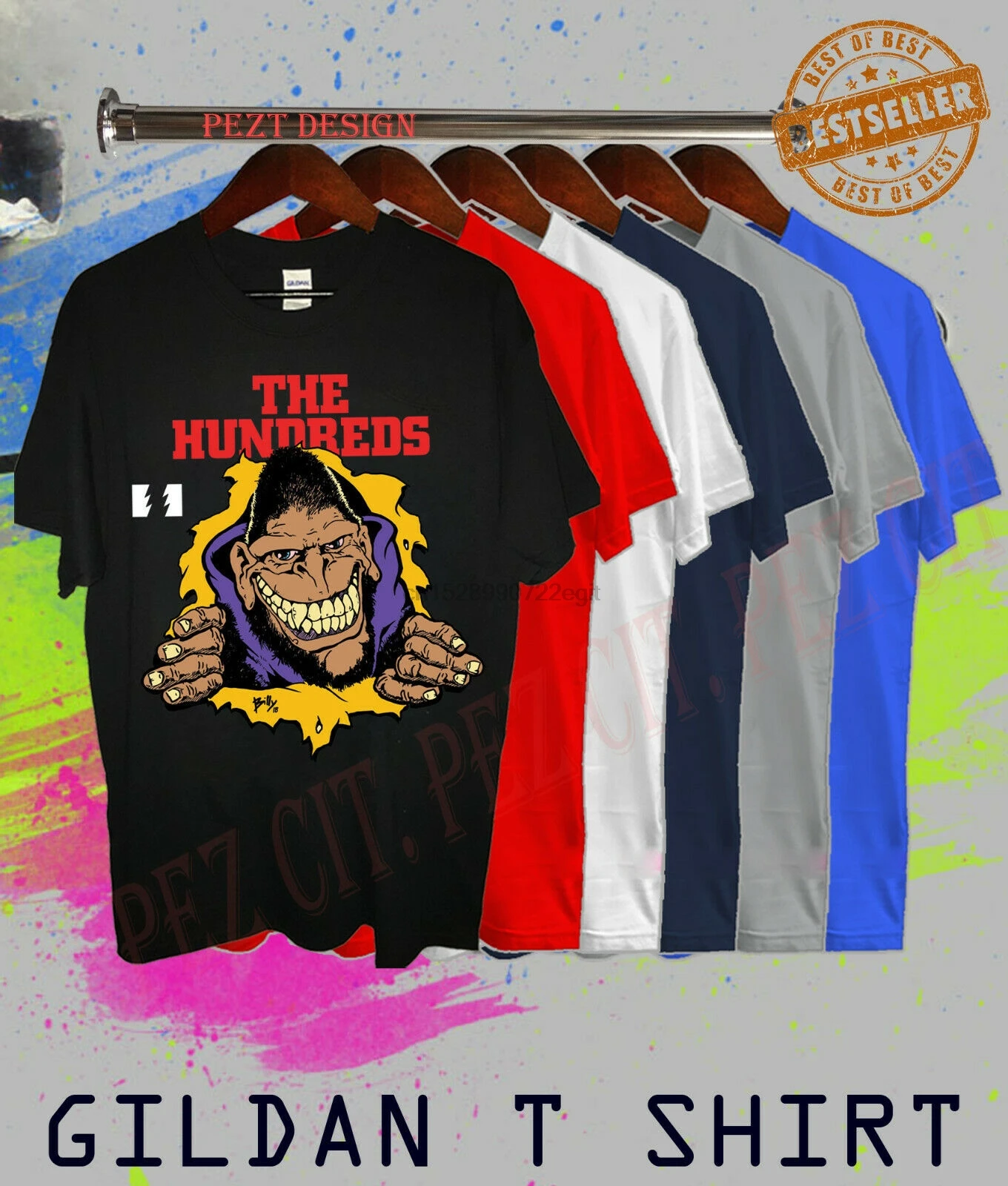 

Gorilla Biscuits X The Hundreds Super Ltd Drop Youth Crew Turnstile T SHIRT