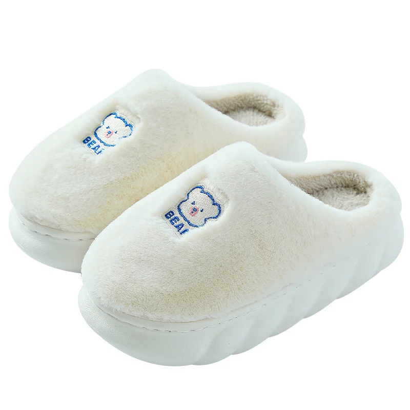 

Cotton Slippers Winter Lovely Female Indoor Household Thick Bottom Excrement Feeling Anti-skid Plush Batch Fashion Best Furry