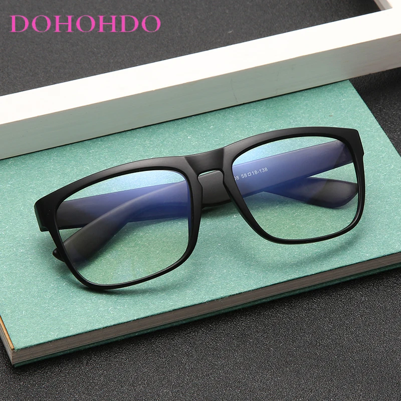 

New Anti Blue Light Computer Glasses Frames Women Square Spectacles Frame Men Protection Gaming Glasses Blue Blocking UV Eyewear