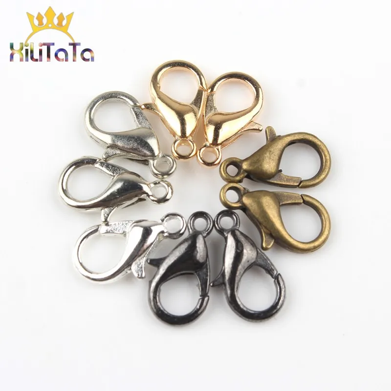 Застежка-карабин из сплава шесть цветов 50 шт./лот открытые круглые кольца для