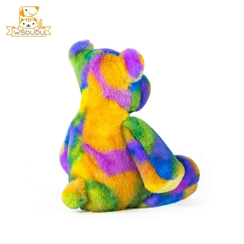 Радужный кролик медведь свинка красочные милые животные плюшевые мягкие игрушки