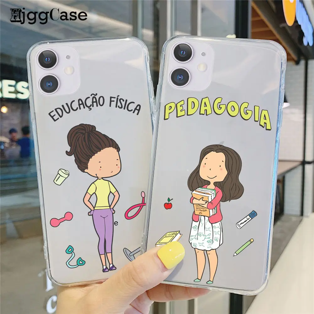 Социальных услуг психологии врачи медсестра учитель прозрачный мягкий чехол для