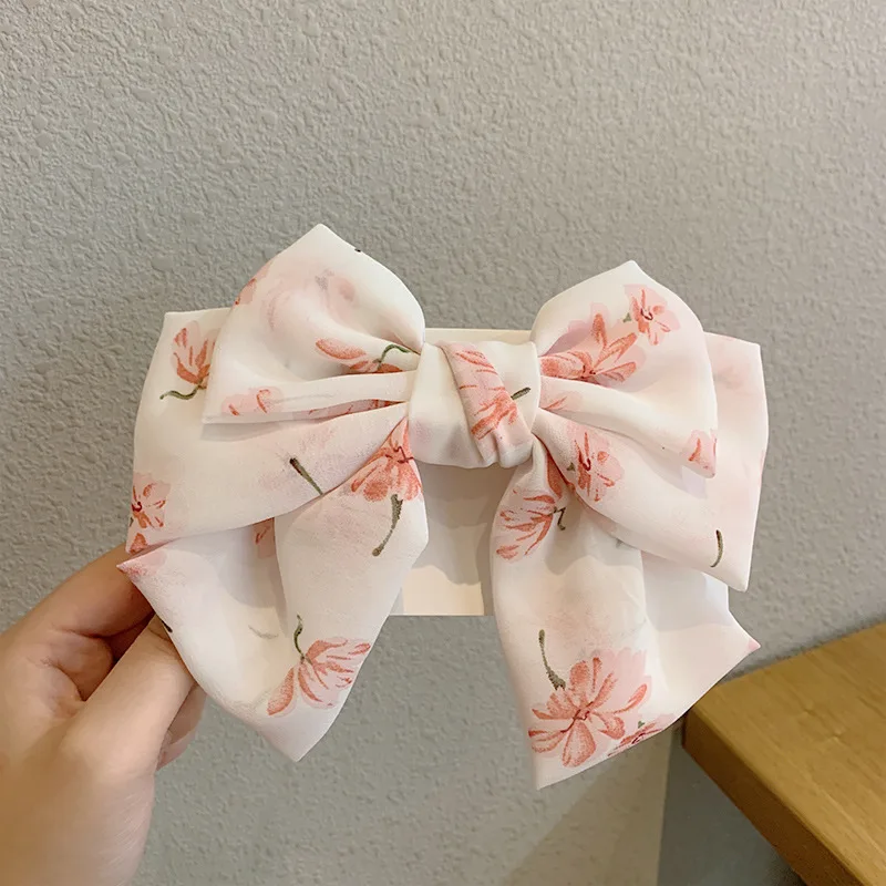 

[Xwen] Bow Hairpin Women's Korean Ins Hair Accessories Cute Black Bow Hair Band Head Rope Back Head Spoon Hairpin Korean Style