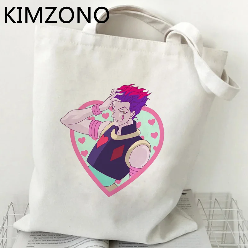 

Hunter x Hunter shopping bag handbag shopper cotton bolsas de tela grocery reusable bag sac cabas bolsas ecologicas grab