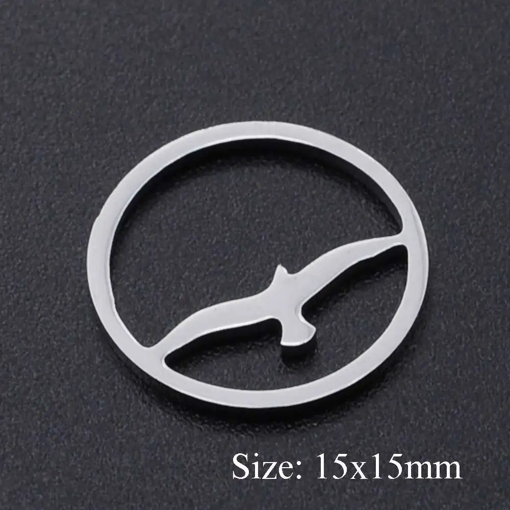 5 шт./лот 100% нержавеющая сталь Чайка Подвески оптовая продажа никогда не тускнеют