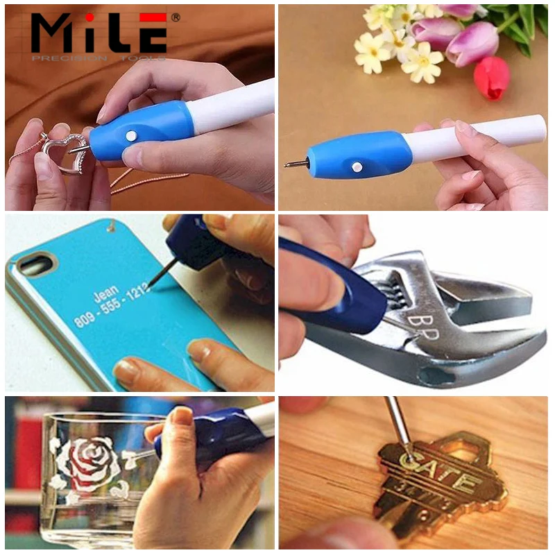 Высококачественная миниатюрная гравировальная ручка MILE Электрический
