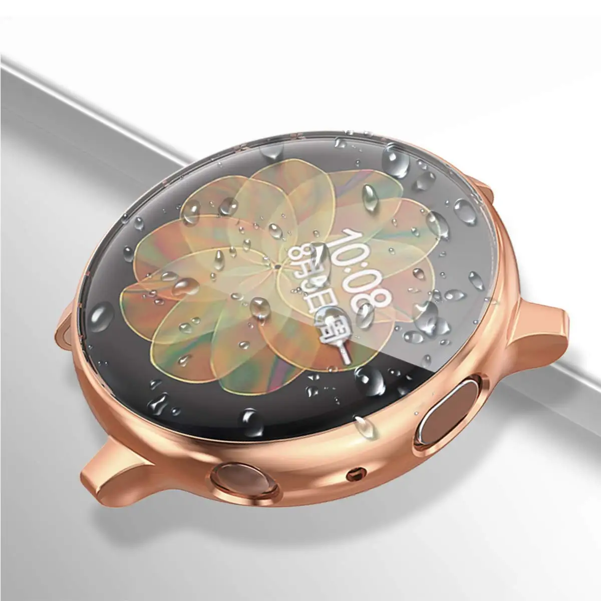 Чехол для samsung galaxy watch active/active2 чехол бампер аксессуары протектор полное покрытие силиконовый защитный чехол для экрана